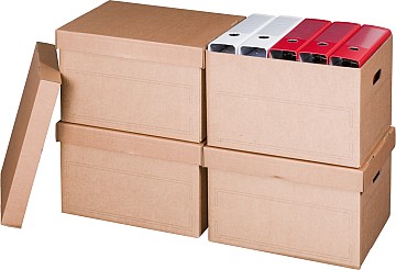  Smartbox Pro Archivbox mit Deckel 413x330x266 mm 